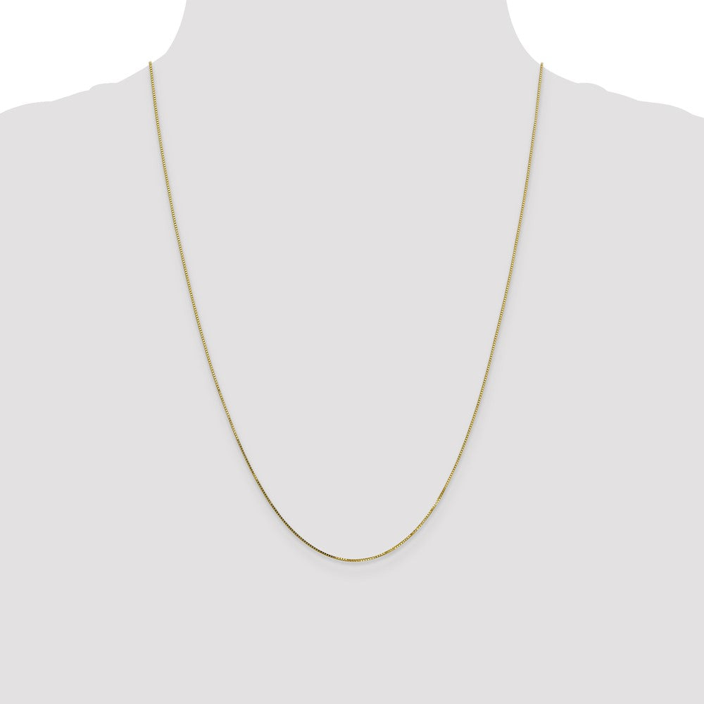 10k .7mm Box Chain - Product Photo