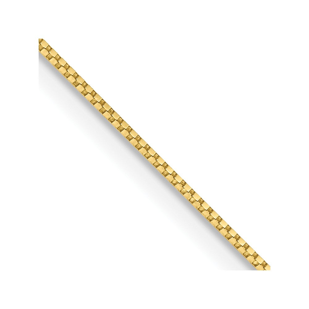 10k .7mm Box Chain - Product Photo