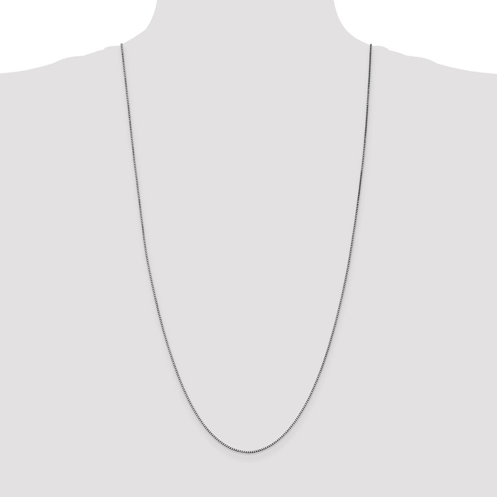 10k WG 1.05mm Box Chain - Product Photo