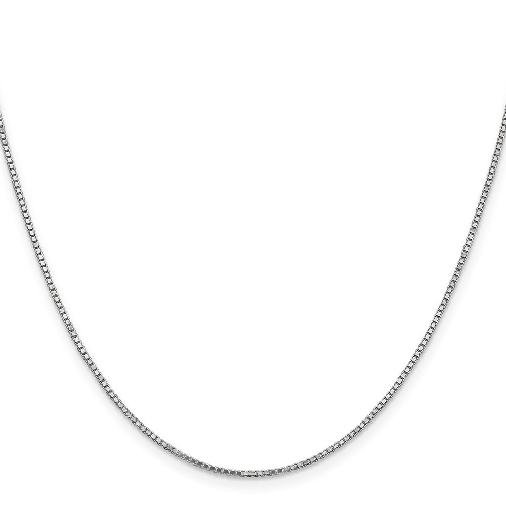 10k WG 1.1mm Box Chain - Product Photo