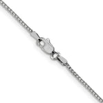 10k WG 1.1mm Box Chain - Product Photo