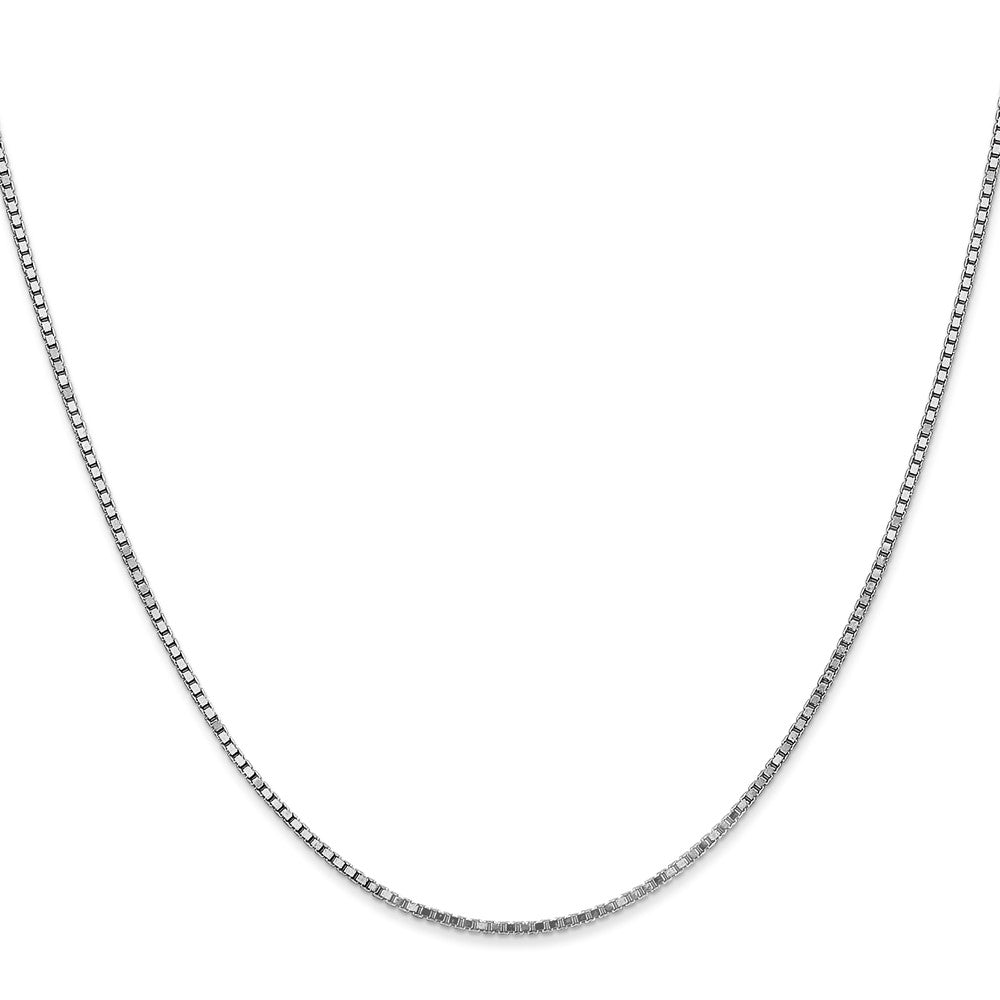10k WG 1.25mm Box Chain - Product Photo