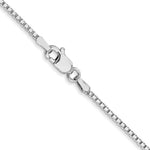 10k WG 1.25mm Box Chain - Product Photo