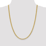 10K 3.7mm Lightweight Flat Cuban Chain - Product Photo