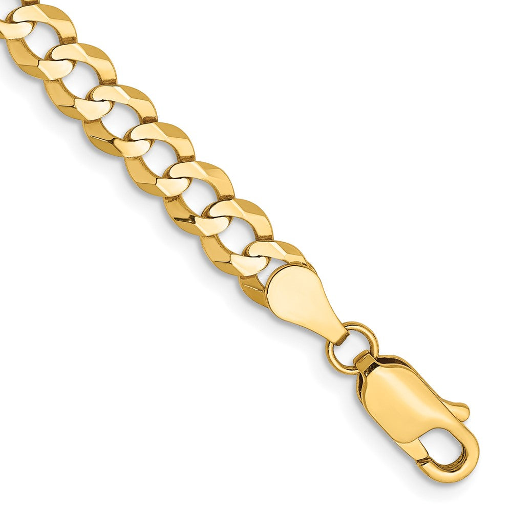 10K 4.7mm Lightweight Flat Cuban Chain - Product Photo