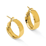 10K Yellow Gold 5.8mm Polished Hoop Earrings - Product Photo