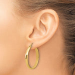 Leslie's 10K Polished Twisted Round Hoop Earrings - Product Photo