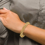Leslie's 10K Fancy Stretch Bangle Bracelet - Product Photo
