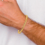 10k 5.7mm Hand-polished Miami Cuban Chain - Product Photo