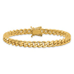 10k 7mm Hand-polished Miami Cuban Chain - Product Photo