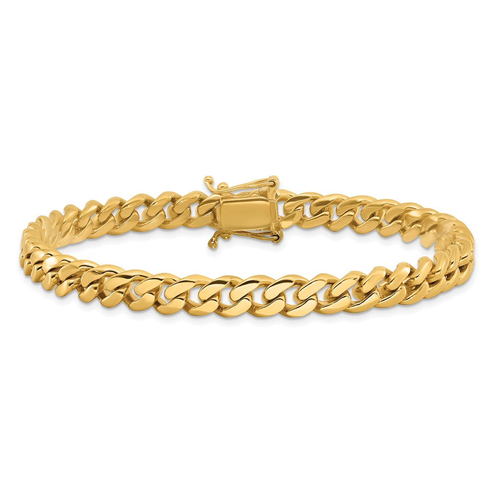 10k 7mm Hand-polished Miami Cuban Chain - Product Photo