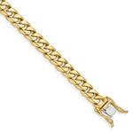 10k 7mm Hand-polished Miami Cuban Chain - Product Photo