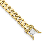 10k 7mm Hand-polished Miami Cuban Chain - Product Photo