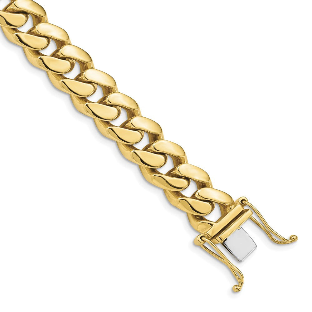 10k 10.7mm Hand-polished Miami Cuban Chain - Product Photo