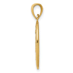10K / 14K Yellow Gold Miraculous Medal Pendant - Product Photo