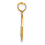 10K / 14K Yellow Gold Miraculous Medal Pendant - Product Photo