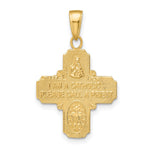 10k 4-Way Medal Pendant - Product Photo