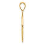 10K / 14K Yellow Gold Saint Christopher Medal Pendant - Product Photo