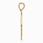 10K / 14K Yellow Gold Saint Christopher Medal Pendant - Product Photo