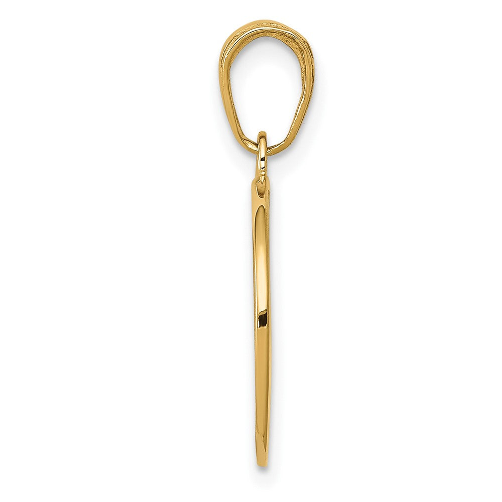 10K / 14K Yellow Gold Saint Joseph Medal Charm - Product Photo
