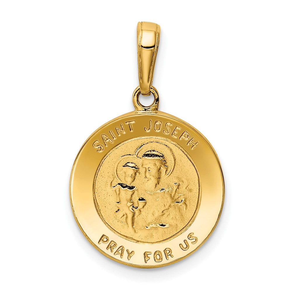 10K / 14K Yellow Gold Saint Joseph Medal Charm