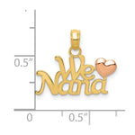 10k Two-Tone We Love Nana Charm - Product Photo