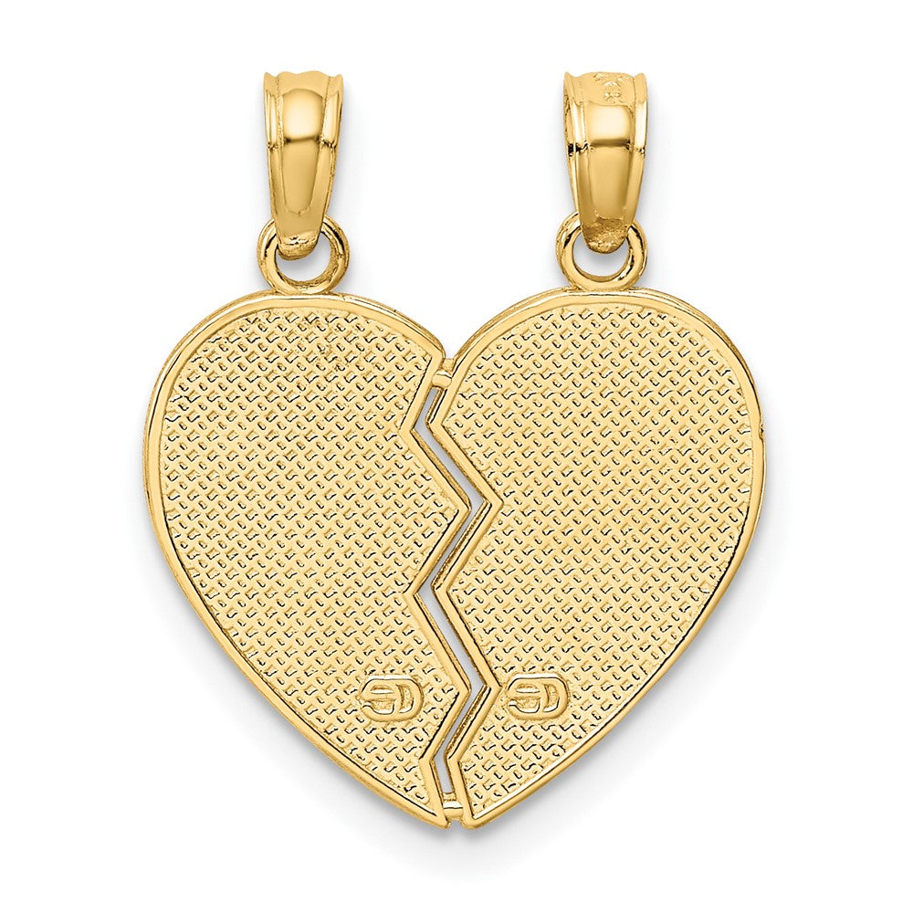 10K Enameled MOTHER - DAUGHTER Pendant - Product Photo