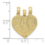 10K Break-Apart BIG SIS, MOM, LIl SIS Charm - Product Photo