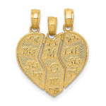 10K Break-Apart BIG SIS, MOM, LIl SIS Charm - Product Photo