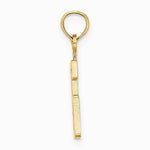 10K / 14K Yellow Gold Number 6 Block Charm - Product Photo