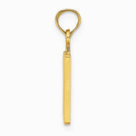 10K / 14K Yellow Gold Number 10 Pendant - Product Photo