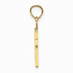 10K / 14K Yellow Gold Number 16 Pendant - Product Photo