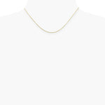 10K Yellow Gold .8mm Diamond-Cut Round Open Link Cable Chain Necklace 16"-24" - Product Photo