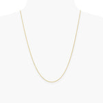10K Yellow Gold 1.2mm Cable Chain Necklace 16"-24" - Product Photo