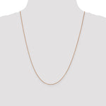 10k Rose Gold .70mm Box Chain - Product Photo