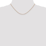 10k Rose Gold .9mm Box Chain - Product Photo