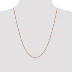 10k Rose Gold .9mm Box Chain - Product Photo