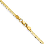 10k 2.5mm Silky Herringbone Chain - Product Photo