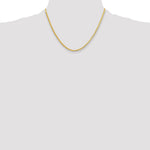 10k 2.5mm Silky Herringbone Chain - Product Photo