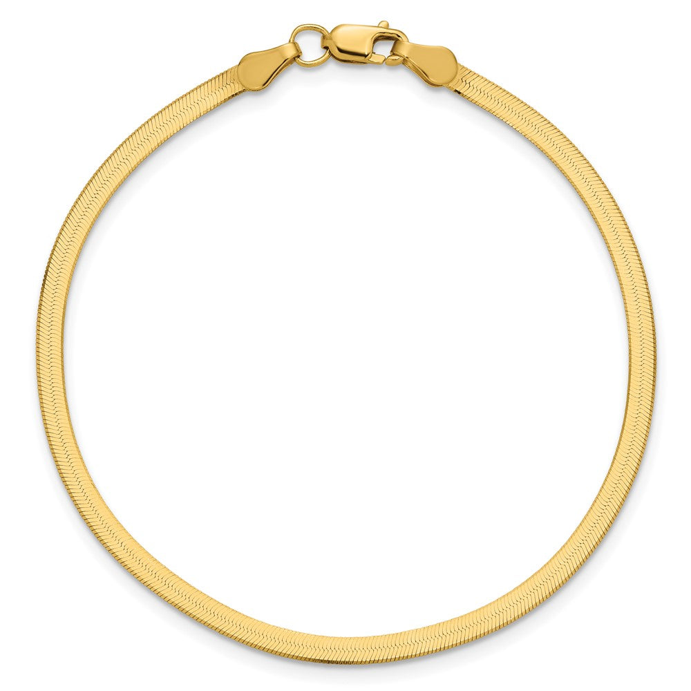 10k 2.5mm Silky Herringbone Chain - Product Photo