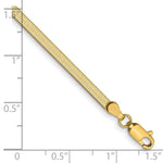 10k 2.5mm Silky Herringbone Chain - Product Photo