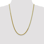 10k 3mm Silky Herringbone Chain - Product Photo