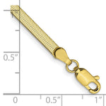 10k 3mm Silky Herringbone Chain - Product Photo
