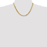 10k 4mm Silky Herringbone Chain - Product Photo