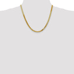 10k 4mm Silky Herringbone Chain - Product Photo