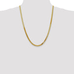 10k 4mm Silky Herringbone Chain - Product Photo