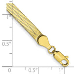 10k 4mm Silky Herringbone Chain - Product Photo