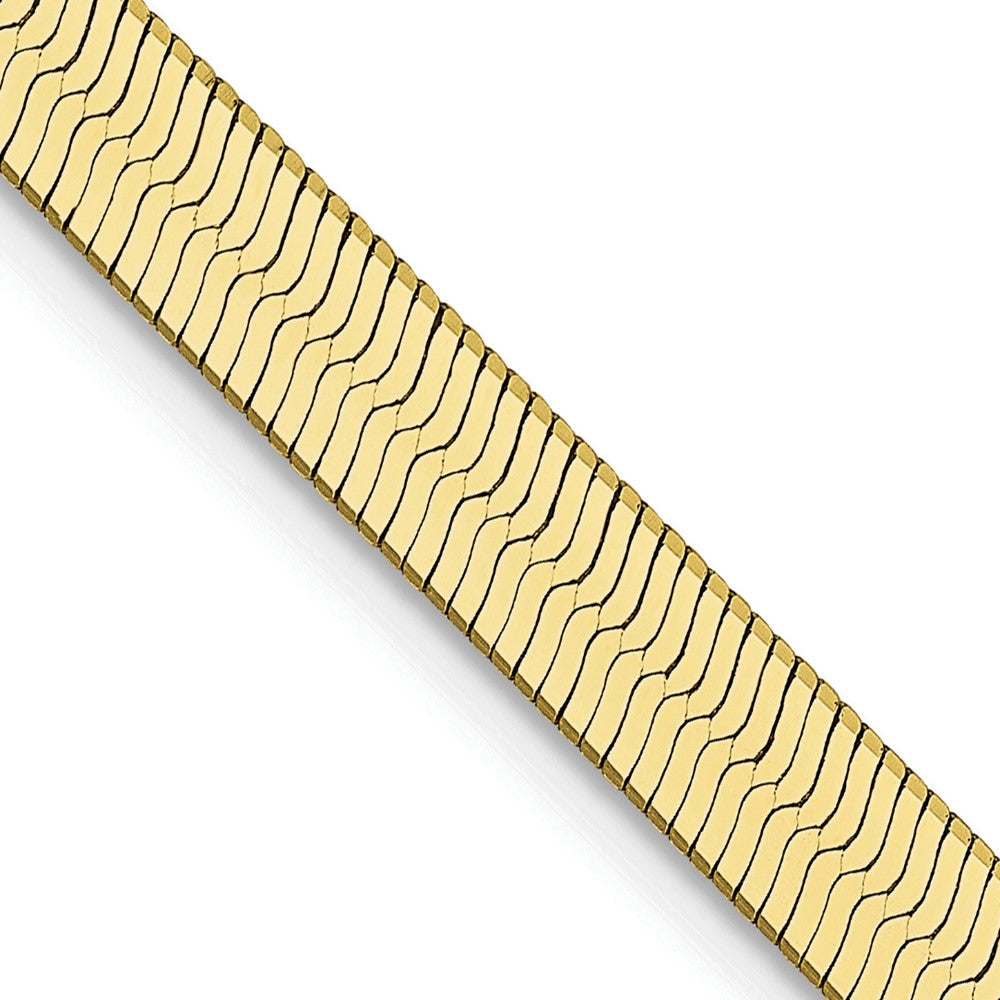 10k 4mm Silky Herringbone Chain - Product Photo