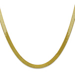 10k 5mm Silky Herringbone Chain - Product Photo