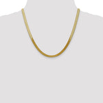 10k 5mm Silky Herringbone Chain - Product Photo